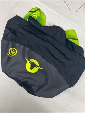 Canari Black & Neon Green Cycling Bib Shorts